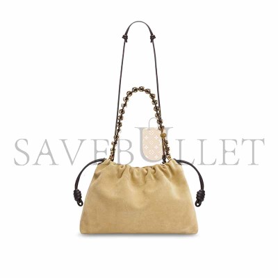 LOEWE LARGE FLAMENCO PURSE SUEDE CALFSKIN A411FPDX12GOLD (41*26*9cm) LOEWE LARGE FLAMENCO PURSE SUEDE CALFSKIN A411FPDX12GOLD (41*26*9cm)